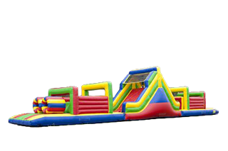 Eine Lauf-Reise über verschiedene Hindernisse, Steigungen, Rutschbahnen und Tunnel