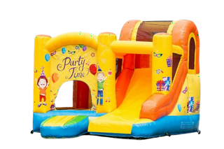 Party Time mit Platz zum Hüpfen und Rutschen