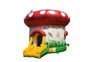 Der Fliegenpilz lädt zum fabelhaften Hüpfvergnügen ein