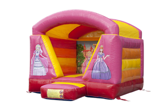 Diese Hüpfburg verwandelt jeden Ort in eine fabelhafte Märchenwelt für kleine Prinzessinnen und Prinzen