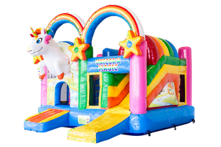 Einhorn Multiplay – farbenfroher Mädchentraum mit Hindernissen und Rutsche